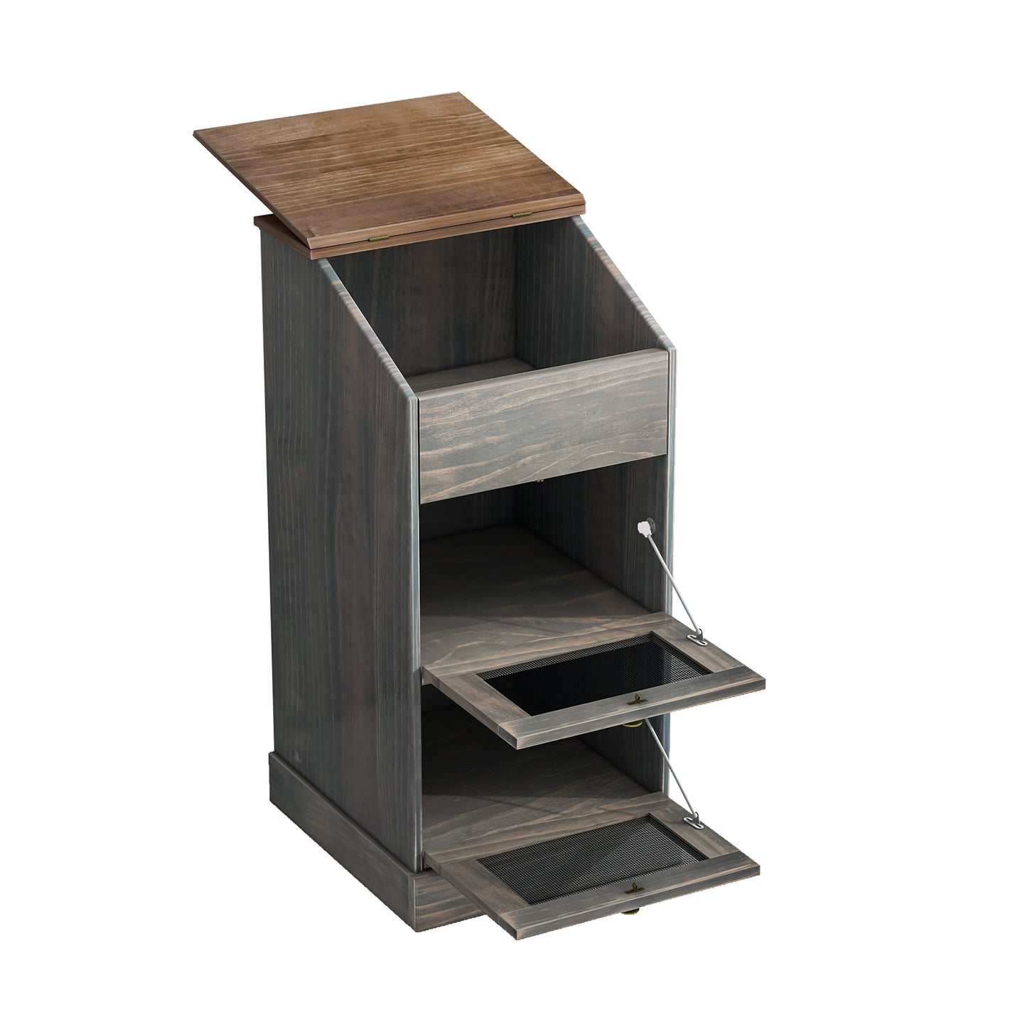 Potato Storage Cabinets, Farmhouse 3 Tiers Storage Box for Vegetable