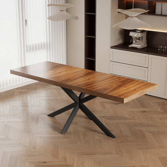 59"-78.7" Extendable Dining Table for 6 8 People(No Chair Included)